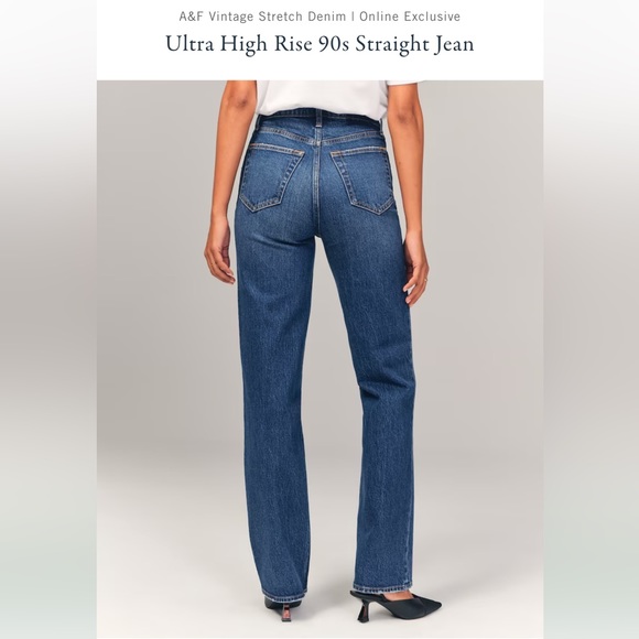 Abercrombie & Fitch Denim - Abercrombie & Fitch 90s Straight Ultra High Rise